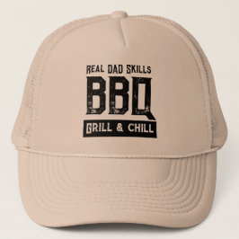 Grillmaster dad cool funny trucker hat pet