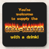 Grillmaster Drankjes Onderzetter (Voorkant)