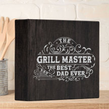 Grillmaster en beste papa ooit Vader Zwarte Recept