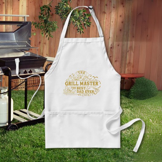 Grillmaster en beste papa ooit Vaderdag Standaard Schort