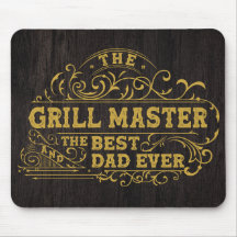 Grillmaster en beste papa ooit Vaderdag zwart