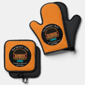 Grillmaster Grilling BBQ Ovenwant & Pannenlap Set (Voorkant / Achterkant)