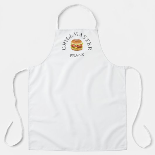 GRILLMASTER HAMBURGER PERSONALISEERD SCHORT (Voorkant)