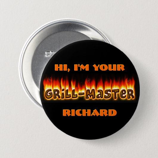 Grillmaster ID Ronde Button 7,6 Cm (Voorkant /achterkant)