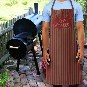 Grillmaster Koning Bourgondië Strepen Schort