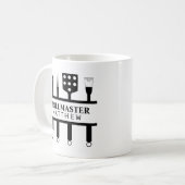 Grillmaster naam vaderdag koffiemok (Voorkant links)