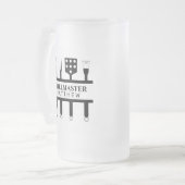 Grillmaster naam vaderdag  matglas bierpul (Voorkant links)