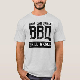 Grillmaster papa cool grappig t-shirt
