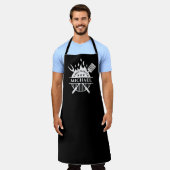 Grillmaster Personalized Apron, Man Schort (Gedragen)
