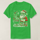 GrillMaster Santa Christmas BBQ Bash T-shirt (Design voorkant)