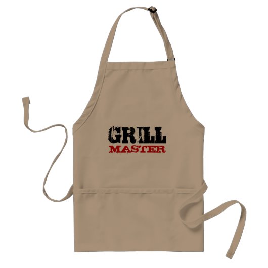 Grillmaster schort | beige (Voorkant)