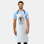 Grillmaster Since 20xx Black and White Schort (Gedragen)