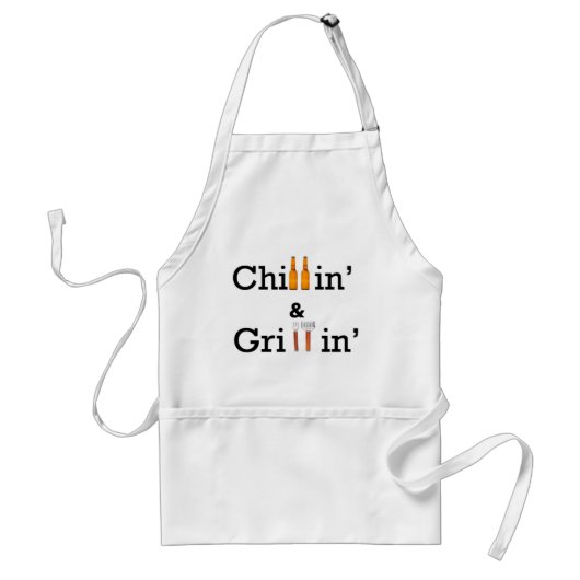 Grillmaster Standaard Schort (Voorkant)