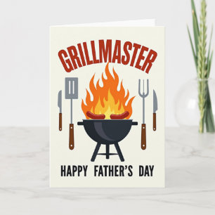 Grillmaster Vaderdag Feestkaart Kaart