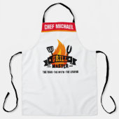 grillmeester | Het Man | mythe | Legend Master Che Schort (Voorkant)