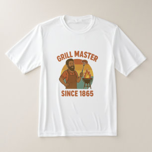 Grillmeester sinds 1865 Juneteenth BBQ Heritage T-shirt