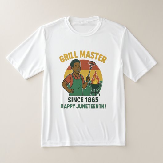 Grillmeester sinds 1865 Juneteenth Day T-shirt (Laagn)