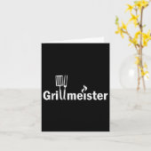Grillmeister Grillmaster, BBQ, Grillen Kaart (Gele Bloem)