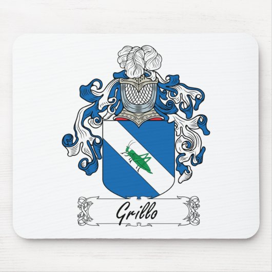 Grillo Family Crest Muismat (Voorkant)