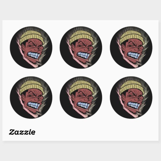 Grillz Ronde Sticker (Vel)