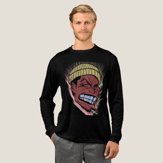 Grillz-sleutelhanger Tri-Blend Shirt (Voorkant)