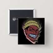 Grillz Vierkante Button 5,1 Cm (Voorkant /achterkant)