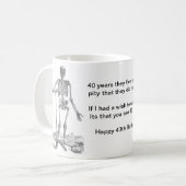 Grim 40e verjaardag Mok (Voorkant links)