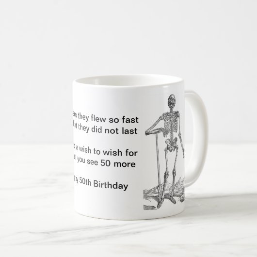 Grim 50th Birthday Mok (Voorkant rechts)