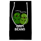 Grim Beans Grappige Veggie Puns Donker BG Klein Cadeauzakje (Voorkant)