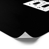 Grim Beans Grappige Veggie Puns Donker BG Poster (Hoek)