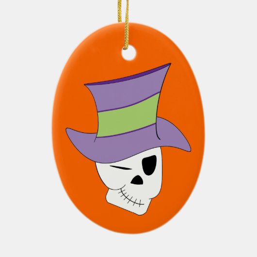 Grim Dandy Keramisch Ornament (Achterkant)