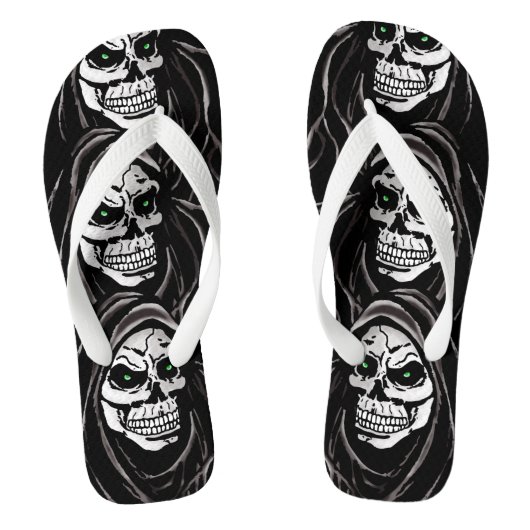 Grim-dode luier teenslippers (Voetbed)