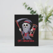 Grim Father Time Briefkaart (Staand voorkant)