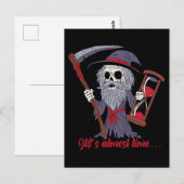 Grim Father Time Briefkaart (Voorkant / Achterkant)