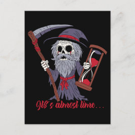 Grim Father Time Briefkaart