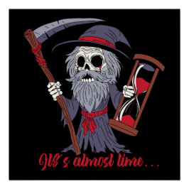 Grim Father Time Perfect Poster