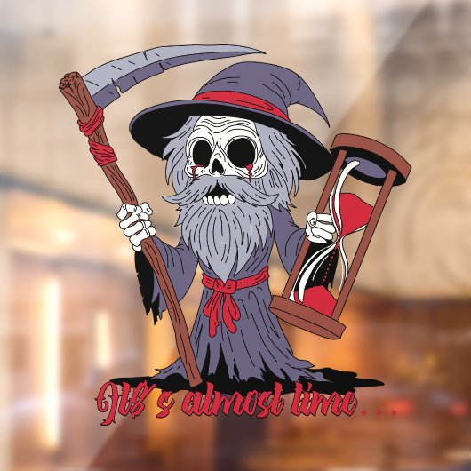 Grim Father Time Raamsticker (Vel 2)