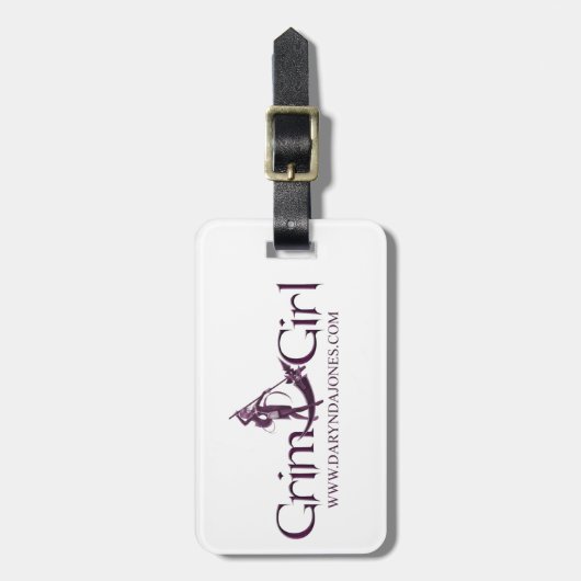 Grim Girl Bagagelabel (Voorkant verticaal)
