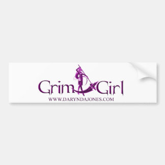 Grim Girl Bumpersticker
