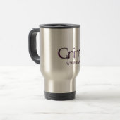 Grim Girl Travel Mug Reisbeker (Voorkant links)