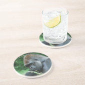 Grim Gorilla Zandsteen Onderzetter (Zijkant)