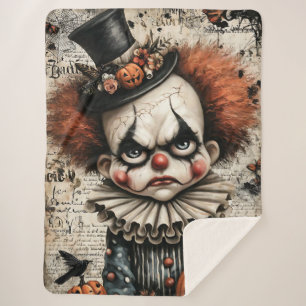 Grim Grin - De melancholische maskerade Sherpa Deken