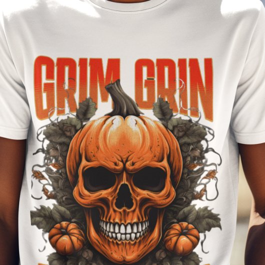 Grim Grin Pompoen Sin Halloween Fusion T-shirt
