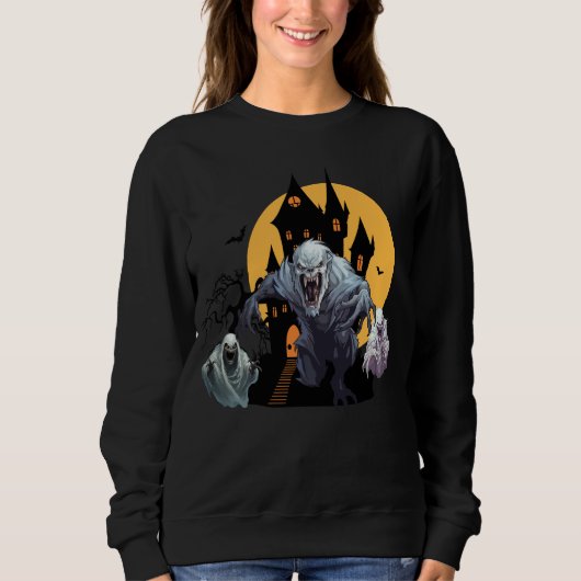 Grim Grinning Ghosts Trui (Voorkant)