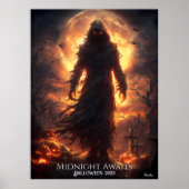 Grim Hollow Watcher Halloween Poster (Voorkant)