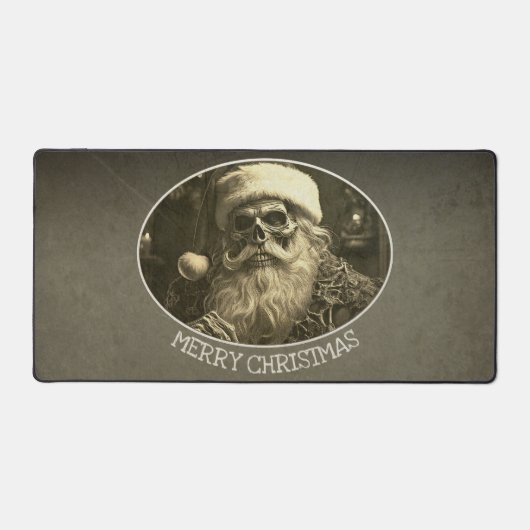 Grim Kerstmis - Skelet Kerstman 65609 Bureaumat (Voorkant)
