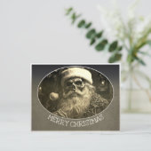 Grim Kerstmis - Skelet Kerstman 65609 Feestdagenkaart (Staand voorkant)