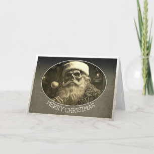Grim Kerstmis - Skelet Kerstman  65609 Kaart