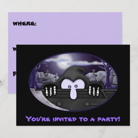 Grim Kilroy-uitvindingen Kaart (Voorkant / Achterkant)