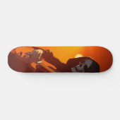 Grim met gitaar persoonlijk skateboard (Horizontaal)